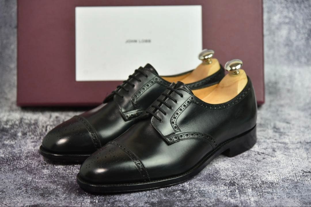 付属品完備　ジョンロブ　ネイダー　5.5EE　ブラック　8695ラスト