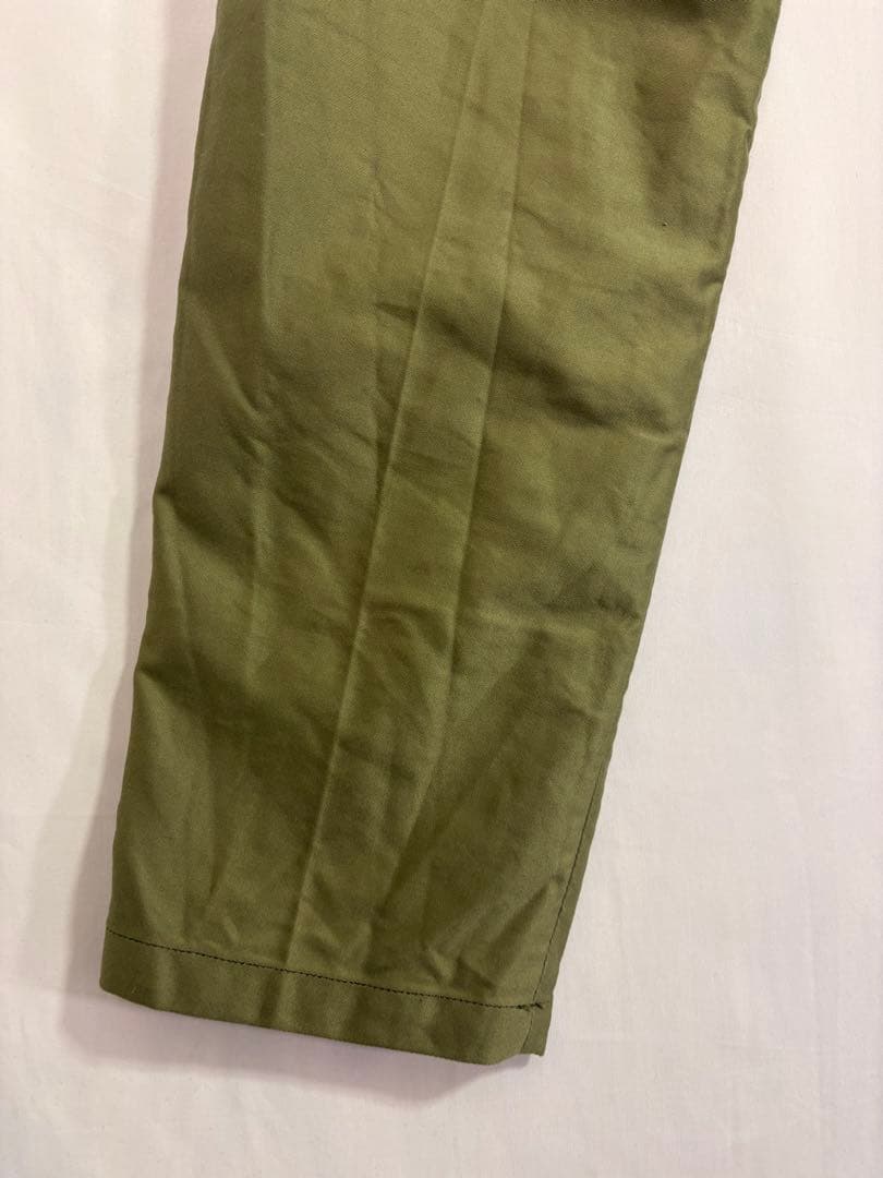 E by éclat イーバイエクラ ベイカーパンツ カーキ サイズ40 11号