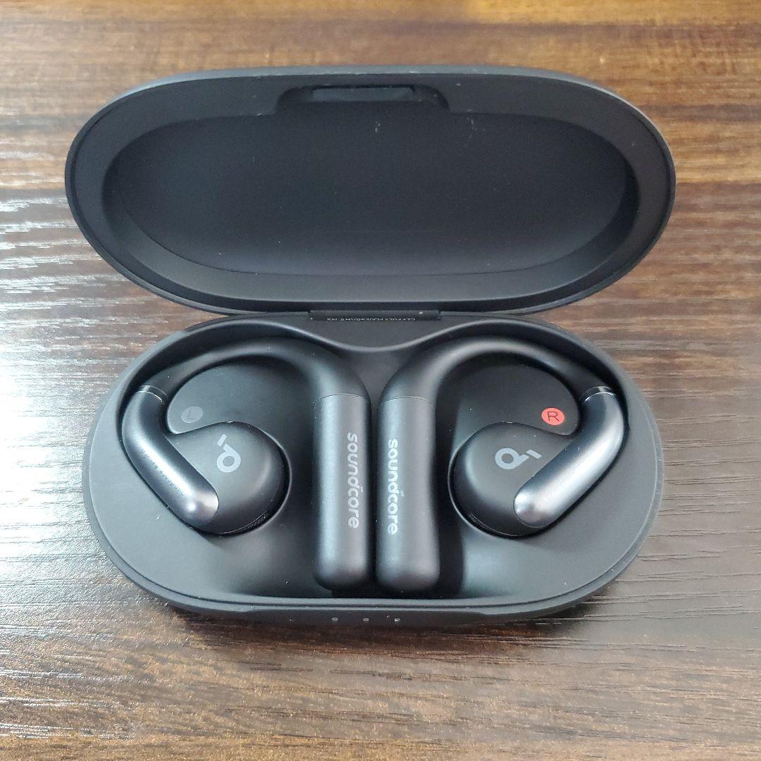 Soundcore AeroFit オープンイヤー ワイヤレスイヤホン ブラック