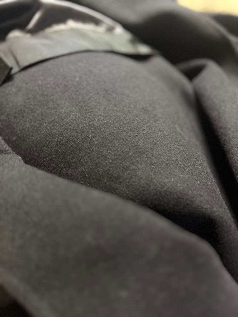 美品 リバーガウンフードコート希少サイズ38 かっこいい定番ブラック