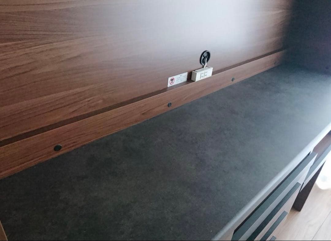 【週末セール】パモウナ 食器棚 SY-1600R (D=45cm) ウォルナット