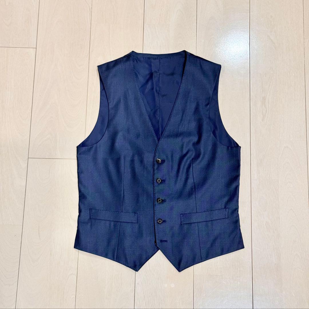 シップス SHIPS Loro Piana 3ピース スーツ シルク混