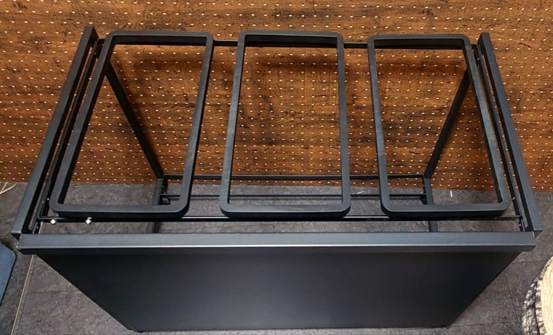 12/16まで出品 山崎実業 tower 目隠し分別ダストワゴン 訳あり