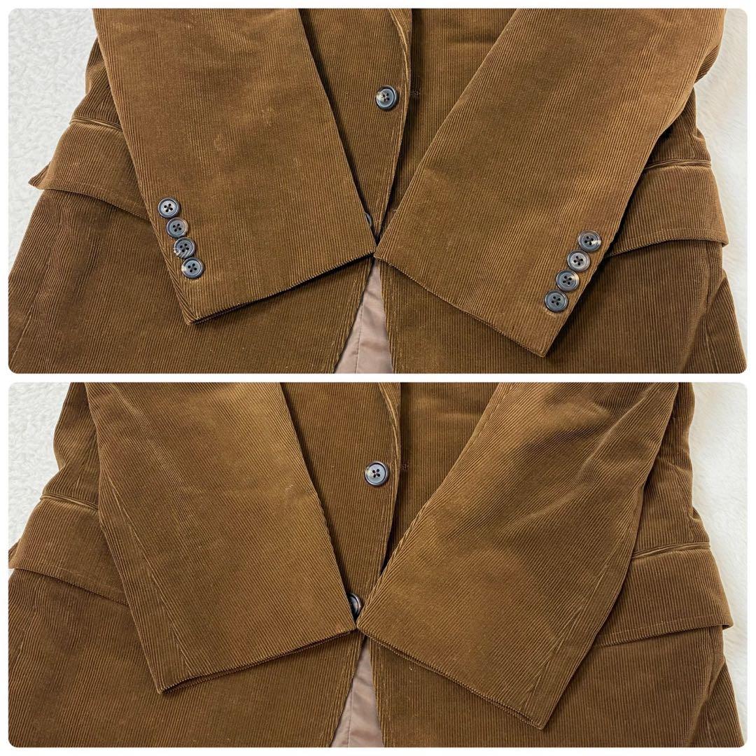 ポロバイラルフローレン　ジャケット　コーデュロイ　ブラウン　段返り3つボタン　M