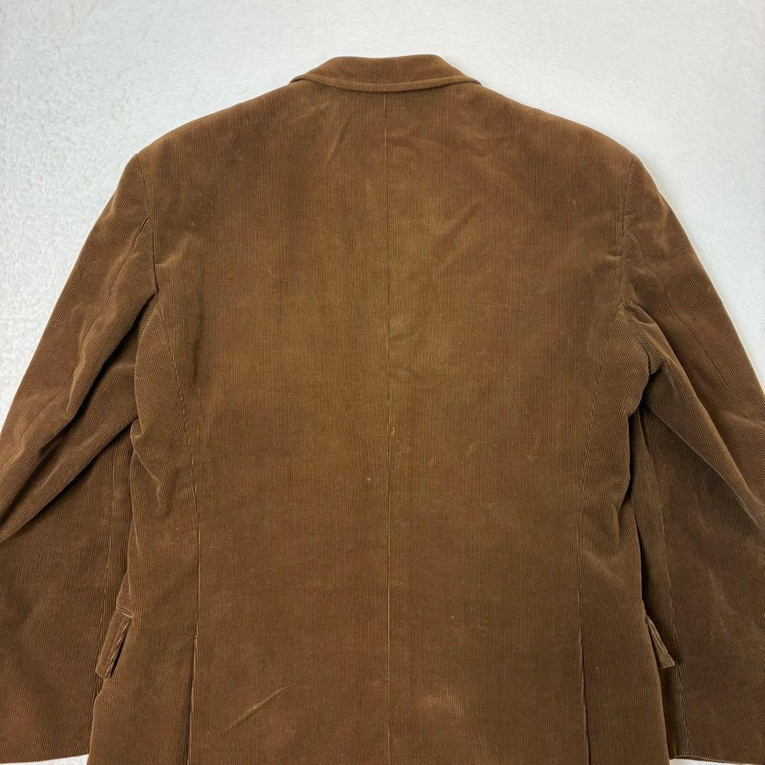 ポロバイラルフローレン　ジャケット　コーデュロイ　ブラウン　段返り3つボタン　M
