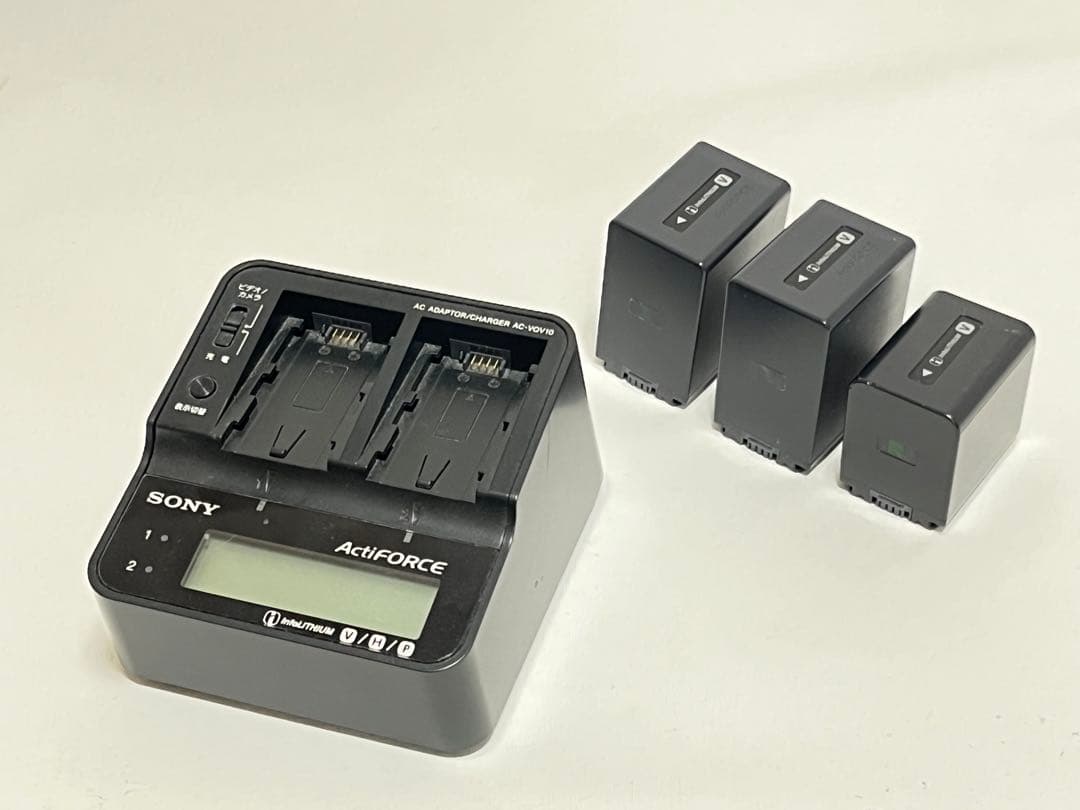 SONY NX80 充電器×2 バッテリー×5 ワイコン レンズプロテクター付き