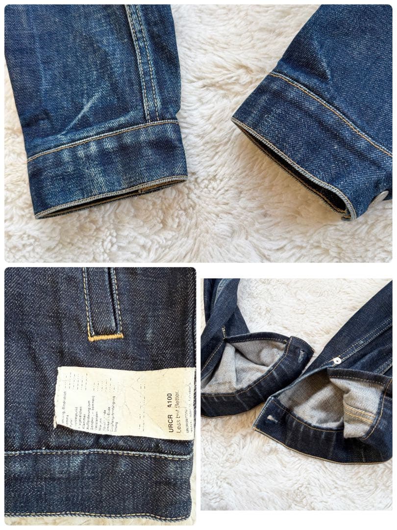 アンダーカバー 大戦 インディゴデニムジャケット ブルゾン Lサイズ