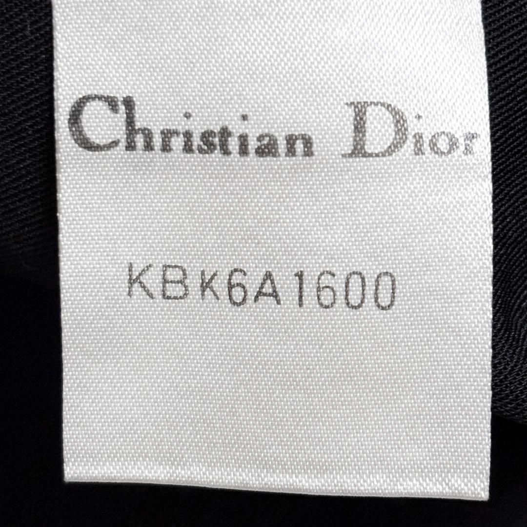 【美品】クリスチャンディオール 金ボタン ロゴ ショート ジャケット 上品 高級