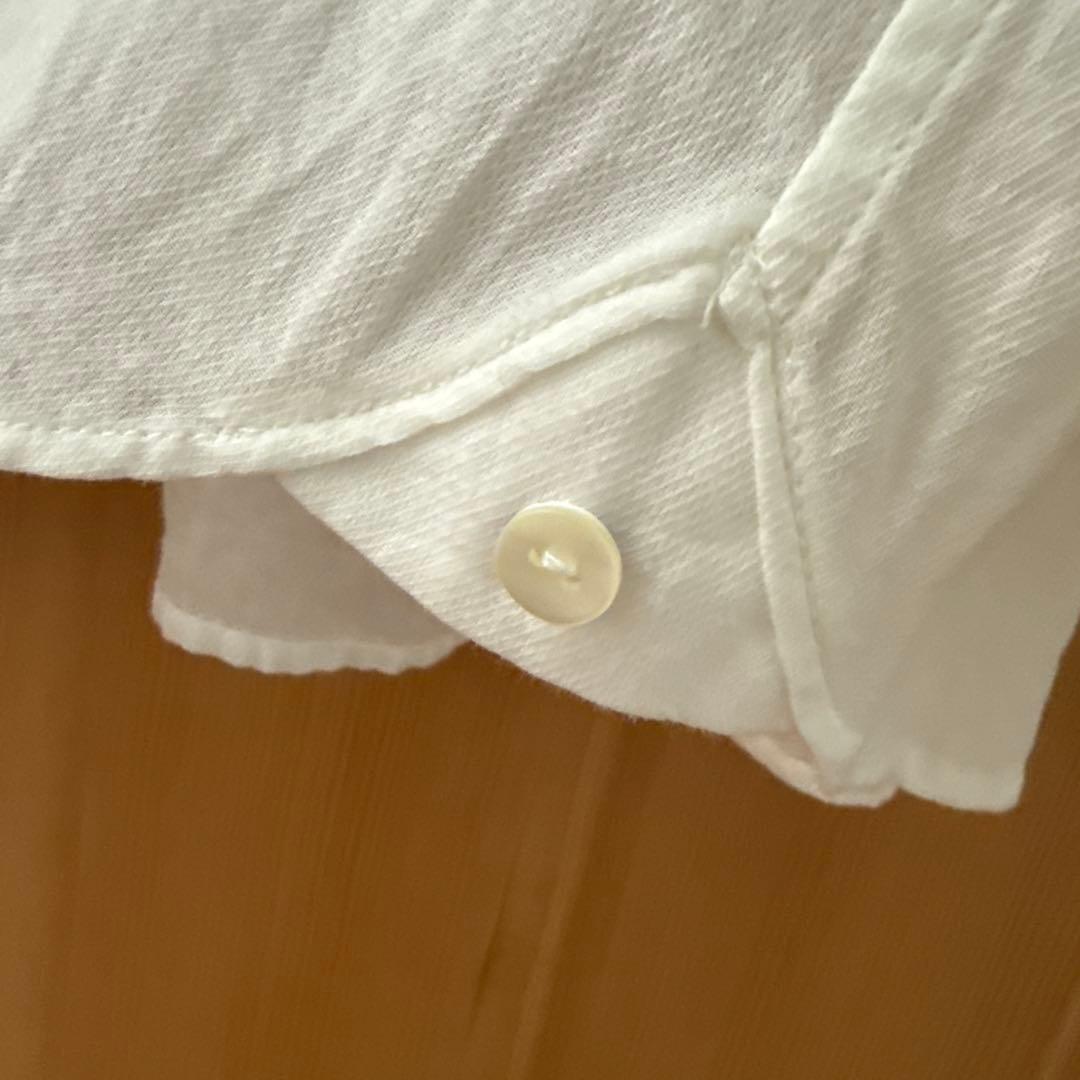 PRISTINE プリスティン カルゼ2wayシャツ ホワイト 長袖 コットン