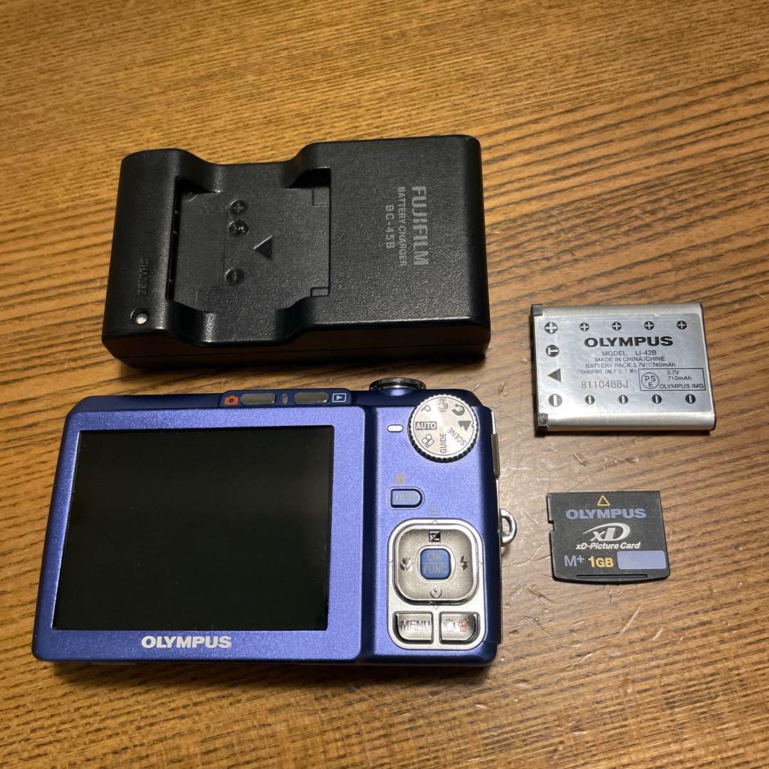 【動作確認済み】オリンパス OLYMPUS FE-330 デジタルカメラ ブルー
