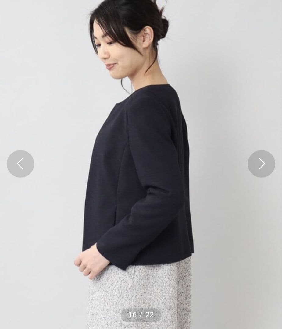 美品大きいサイズ　アンタイトル　グラシエブッチャー スラッシュネックジャケット