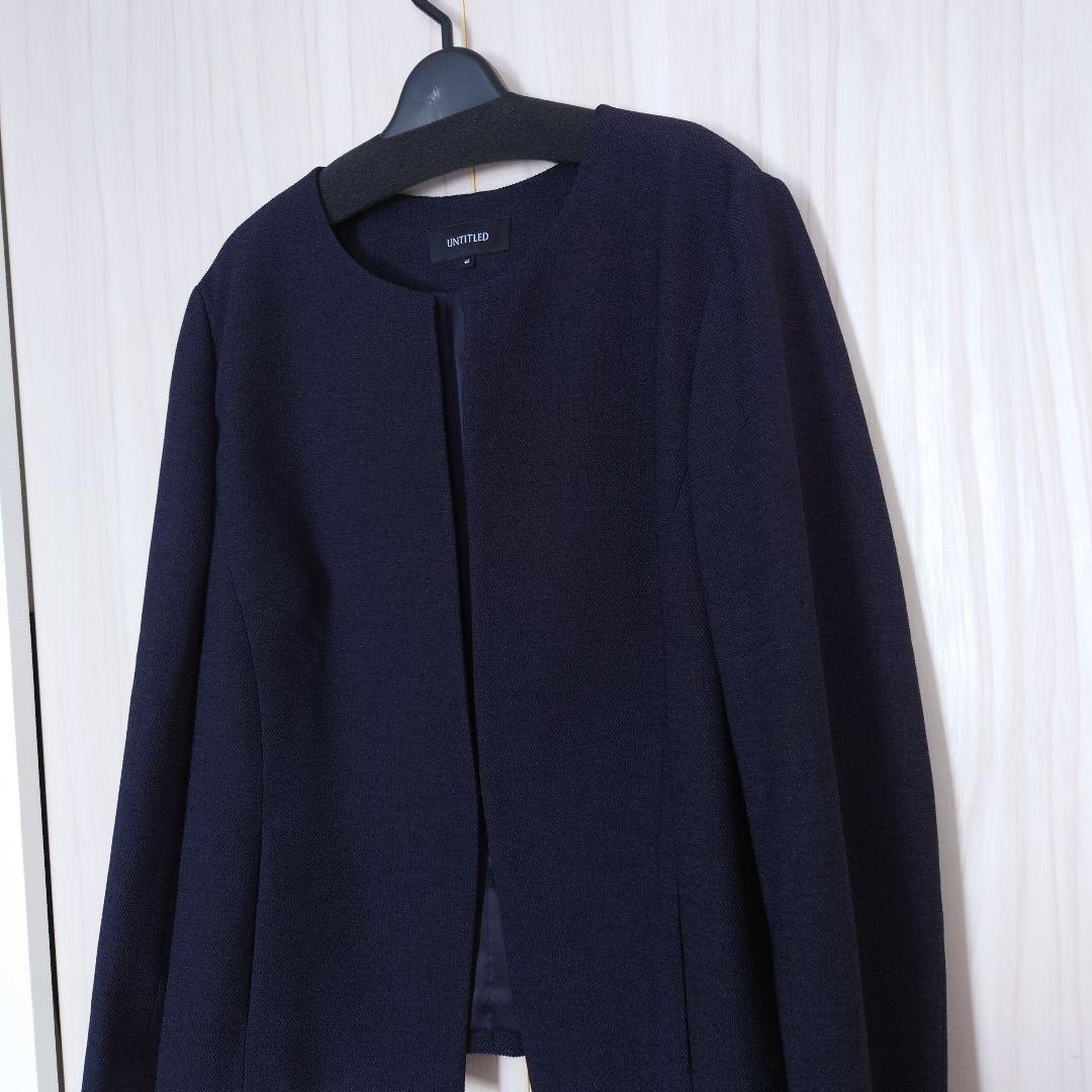 美品大きいサイズ　アンタイトル　グラシエブッチャー スラッシュネックジャケット