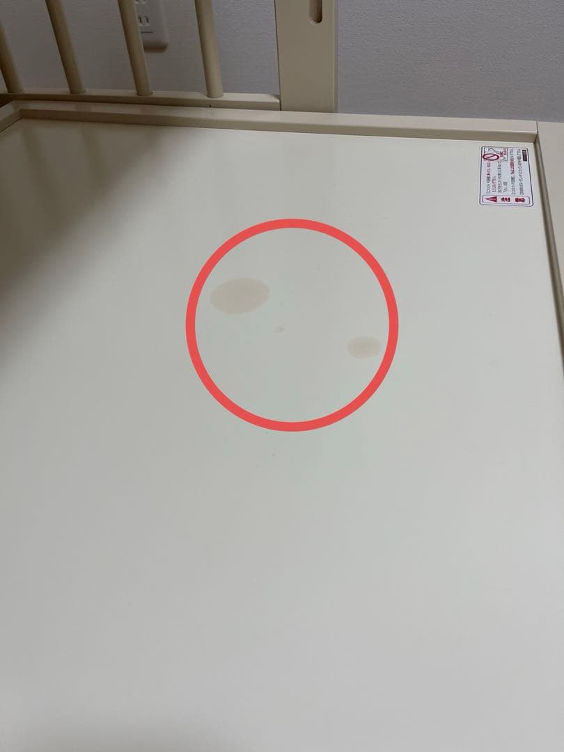 キンタロー アン ハイタイプベビーベッド ホワイト　レギュラーサイズ