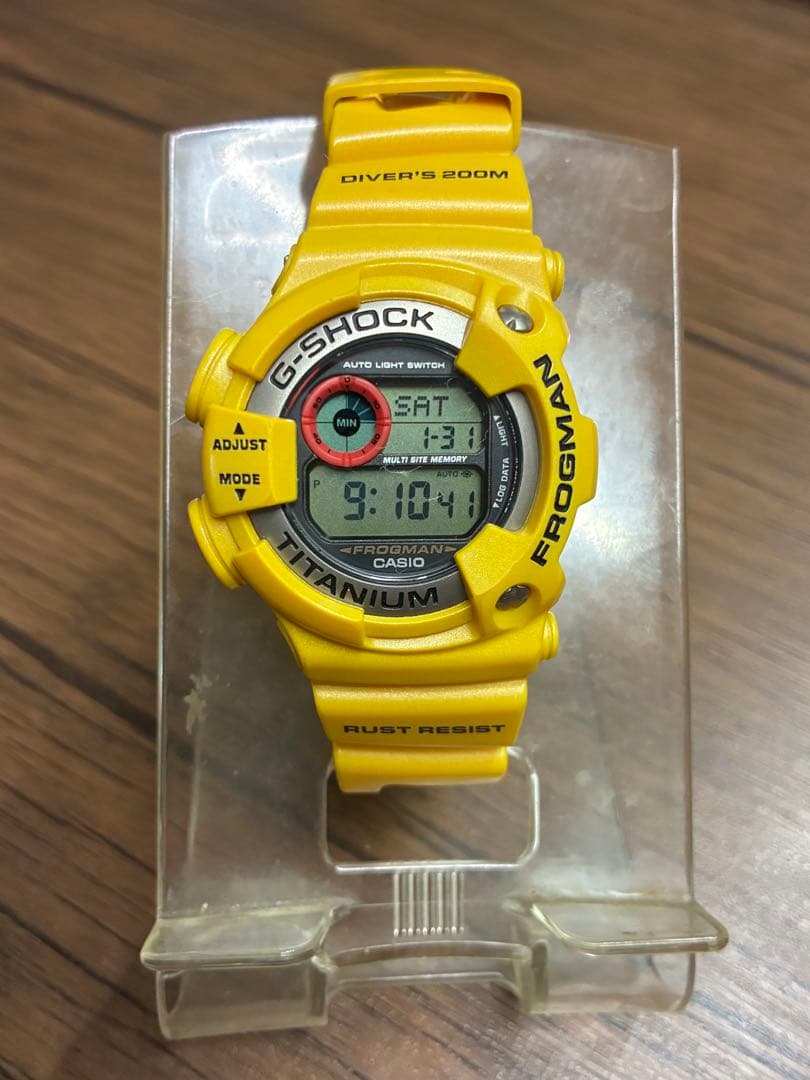 G-SHOCK FROGMAN イエロー 200m防水