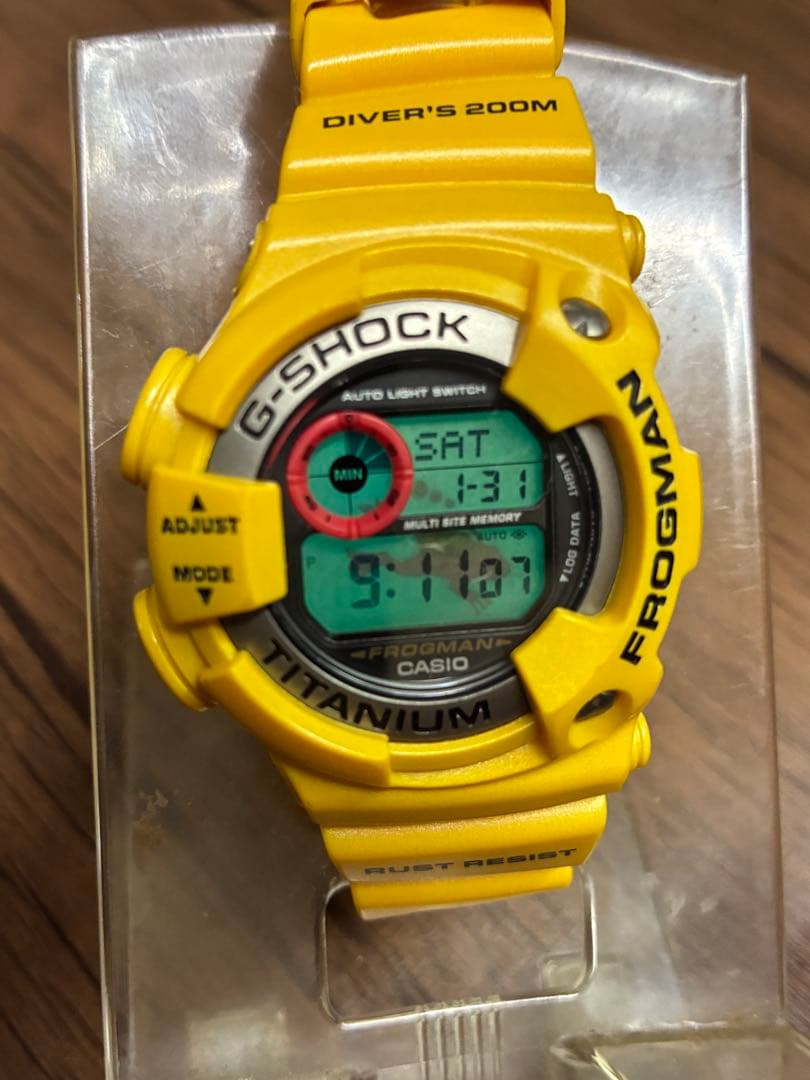 G-SHOCK FROGMAN イエロー 200m防水