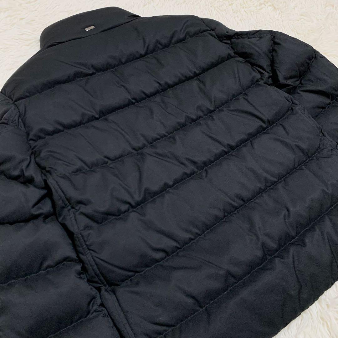 【未使用】ヘルノ ダウン ボンバージャケット アレンデール フェイクファ黒 48