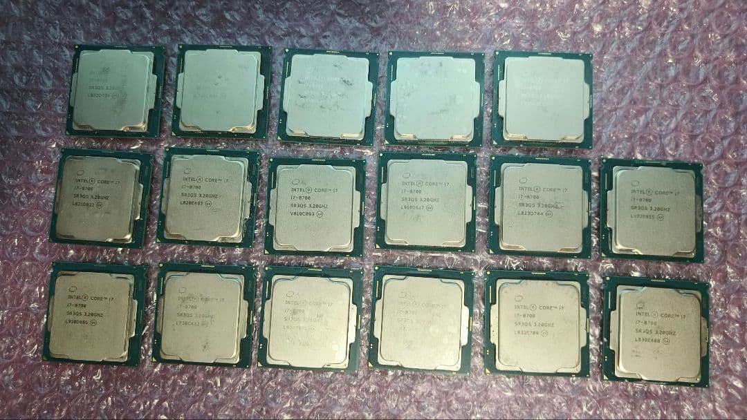 core i7 8700 まとめ売り動作確認済み