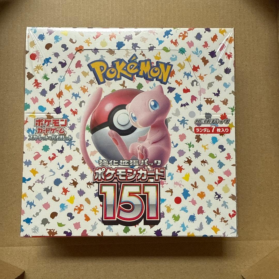 【シュリンク付き】ポケモンカード151 未開封1BOX ①傷あり