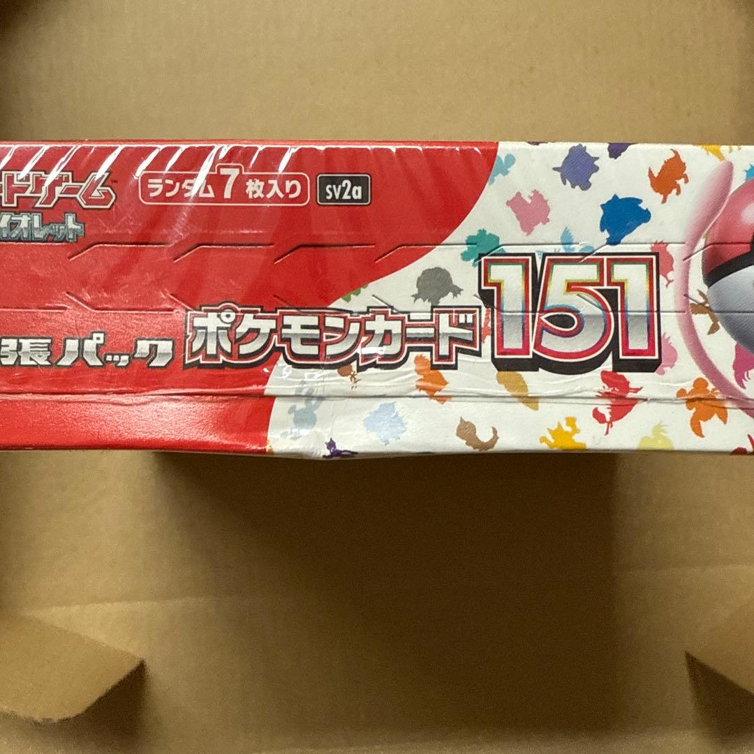 【シュリンク付き】ポケモンカード151 未開封1BOX ①傷あり