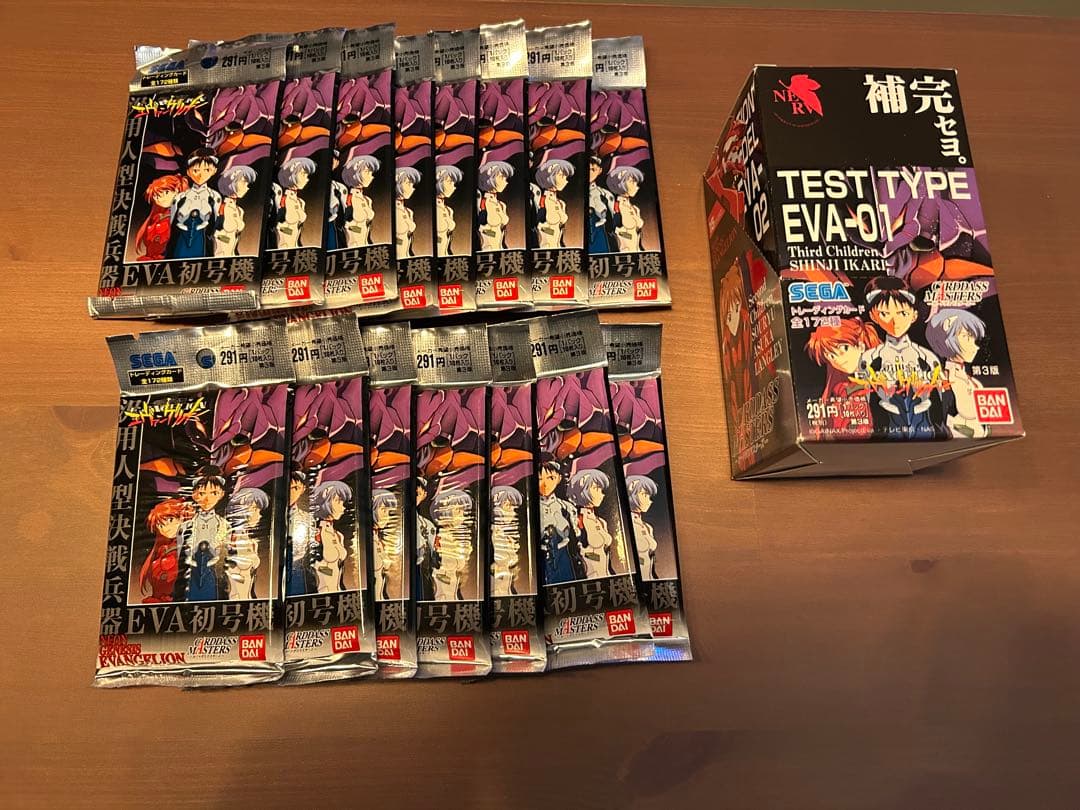 エヴァンゲリオン カードダスマスターズ　1BOX 未開封