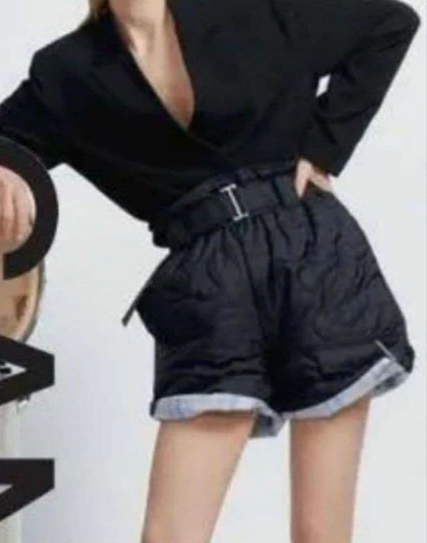 ganni キルティング　ショートパンツ