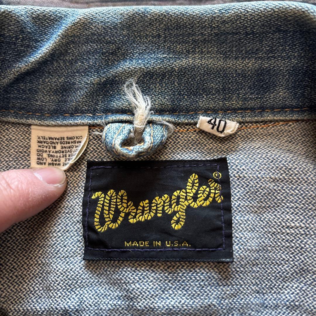 ジャケット・アウター Wrangler / 70's 124MJ denim jacket