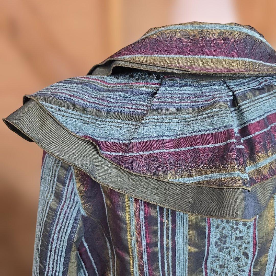 EIKOKONDO 美品♡ フリル付き多色テーラードジャケット　y06