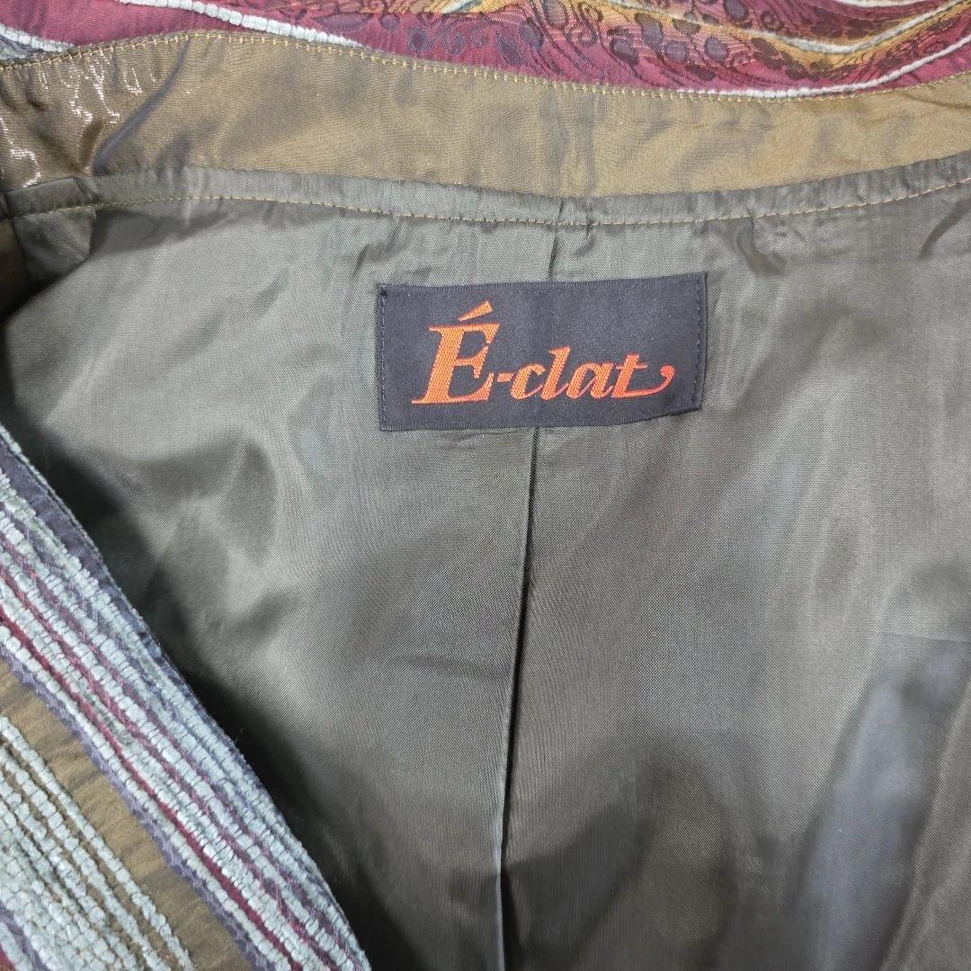 EIKOKONDO 美品♡ フリル付き多色テーラードジャケット　y06