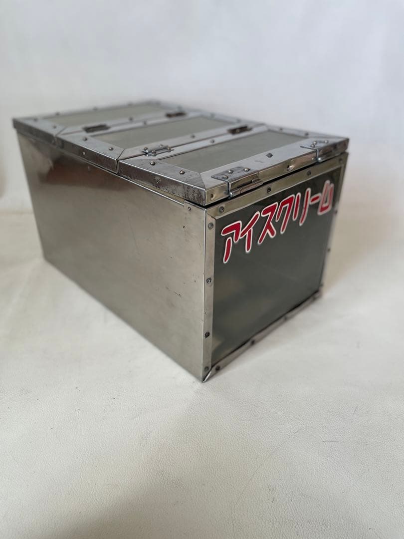 アイスクリーム 携帯ボックス アイス売りの保管ケース ショーケース 昭和レトロ