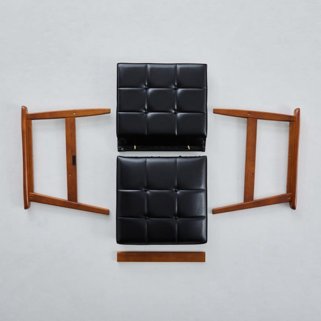 【美品】カリモク60 シングルソファ　ウォールナット