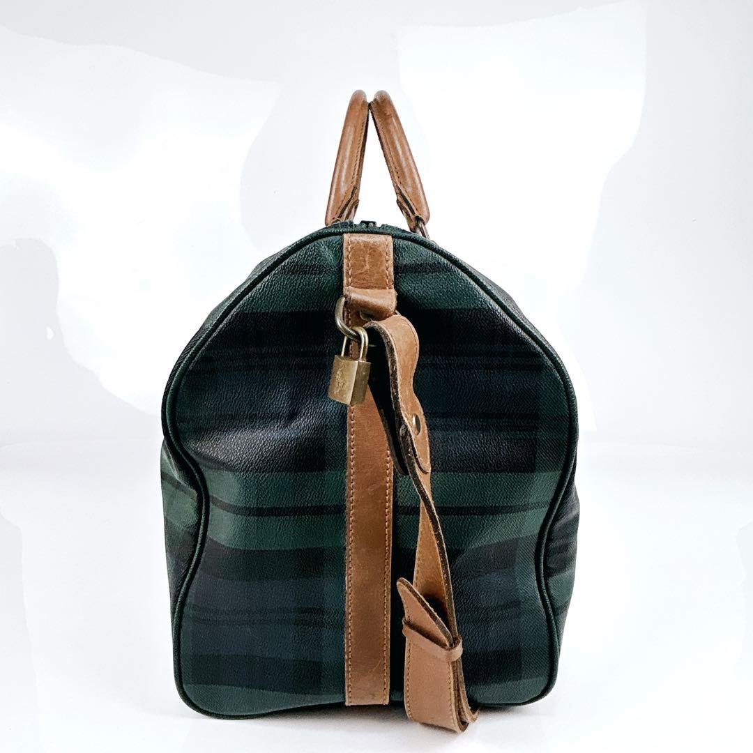 大容量　ポロラルフローレン　ボストンバック　2WAY 肩掛け　ブラックウォッチ