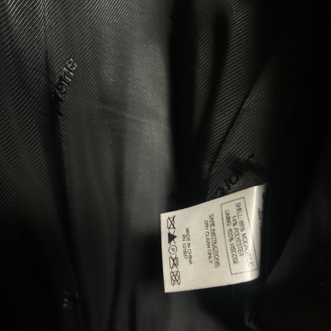 ジ*神様 Supreme ブラックファー スタジャン Mサイズ