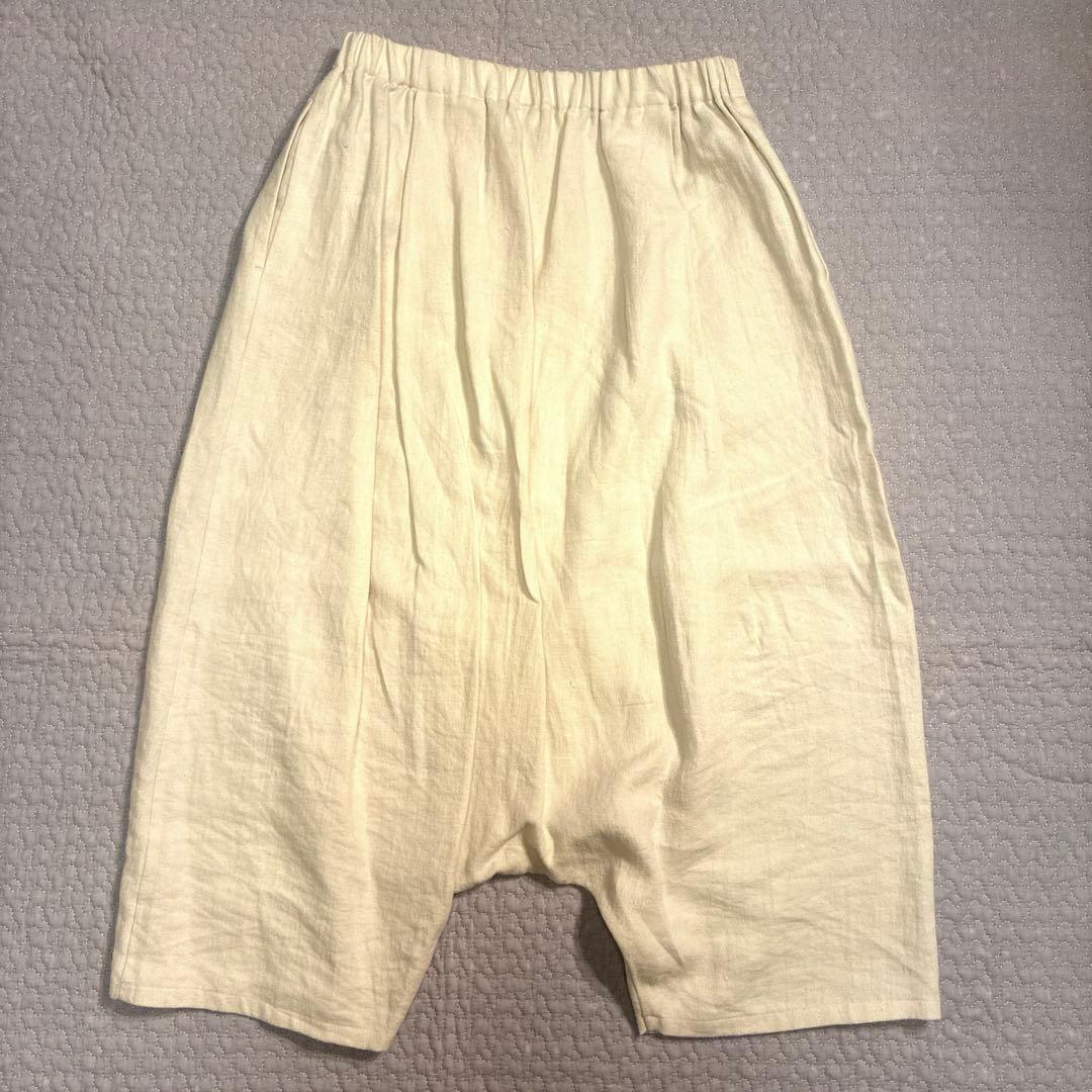 evam eva ライジングリネンサルエルパンツ