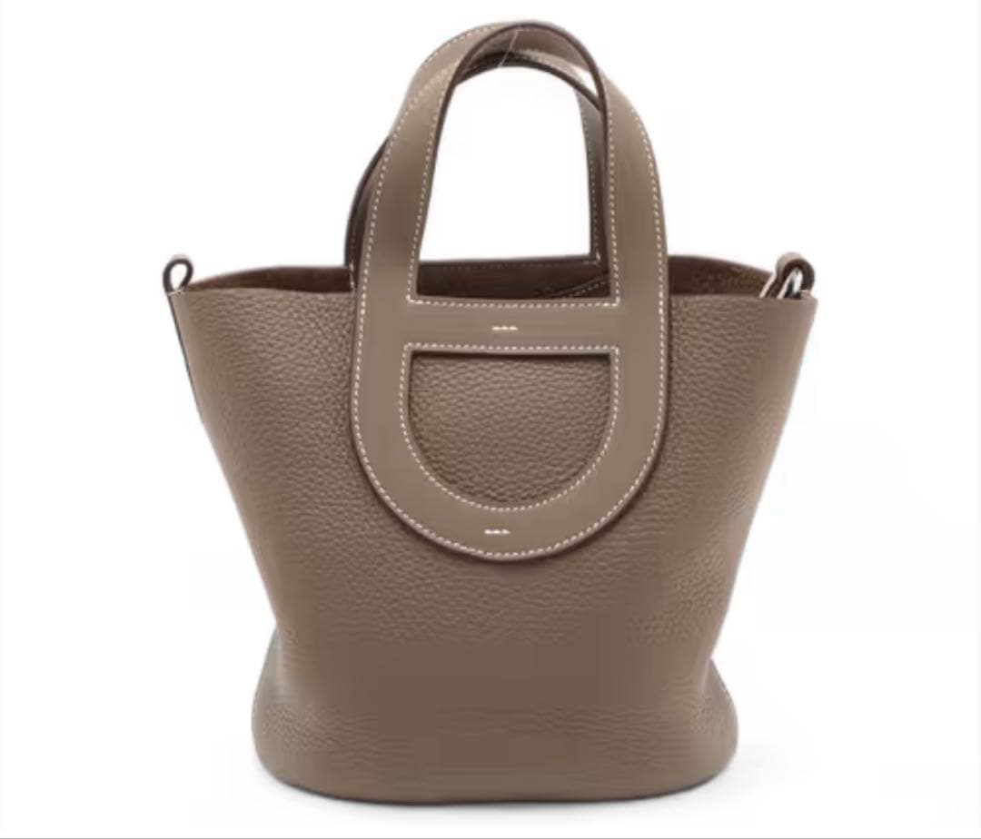 【正規品】　エルメス インザループ 18 シルバー 金具　エトゥープ