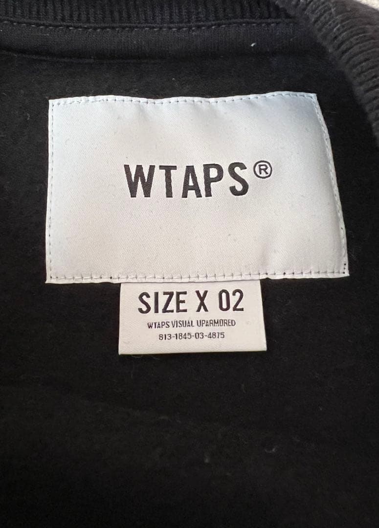 WTAPS - ACADEMY ブラック スウェット サイズ02 M タグ付き