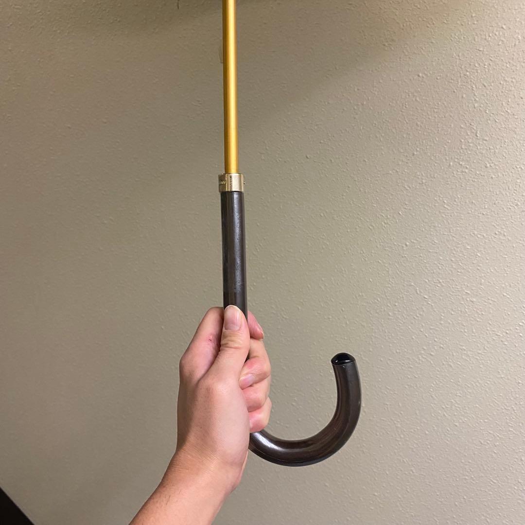 傘　長傘　バーバリー　Burberry ノバチェック　ロゴ入り