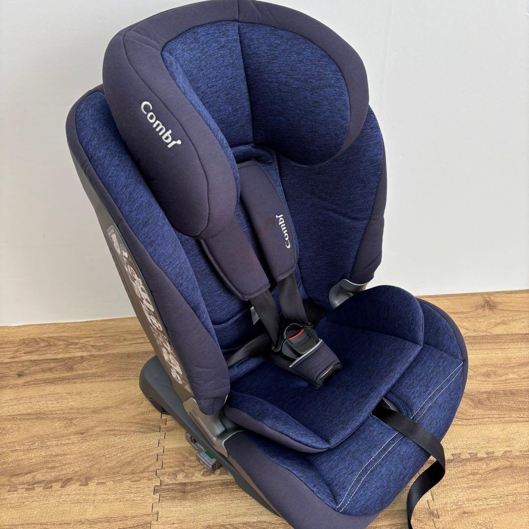 【美品】Combi セイブトレック ISOFIX エッグショック ネイビー
