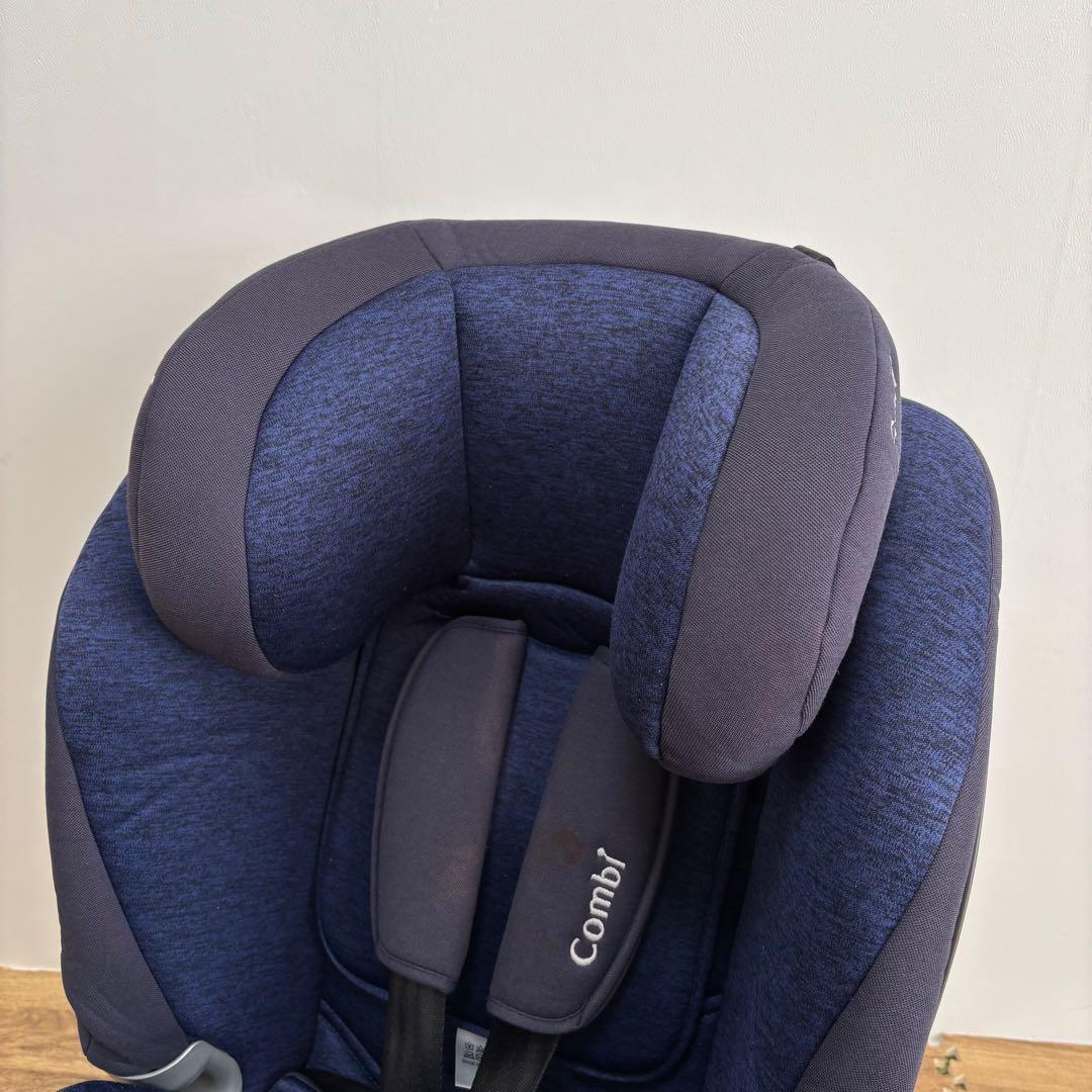 【美品】Combi セイブトレック ISOFIX エッグショック ネイビー