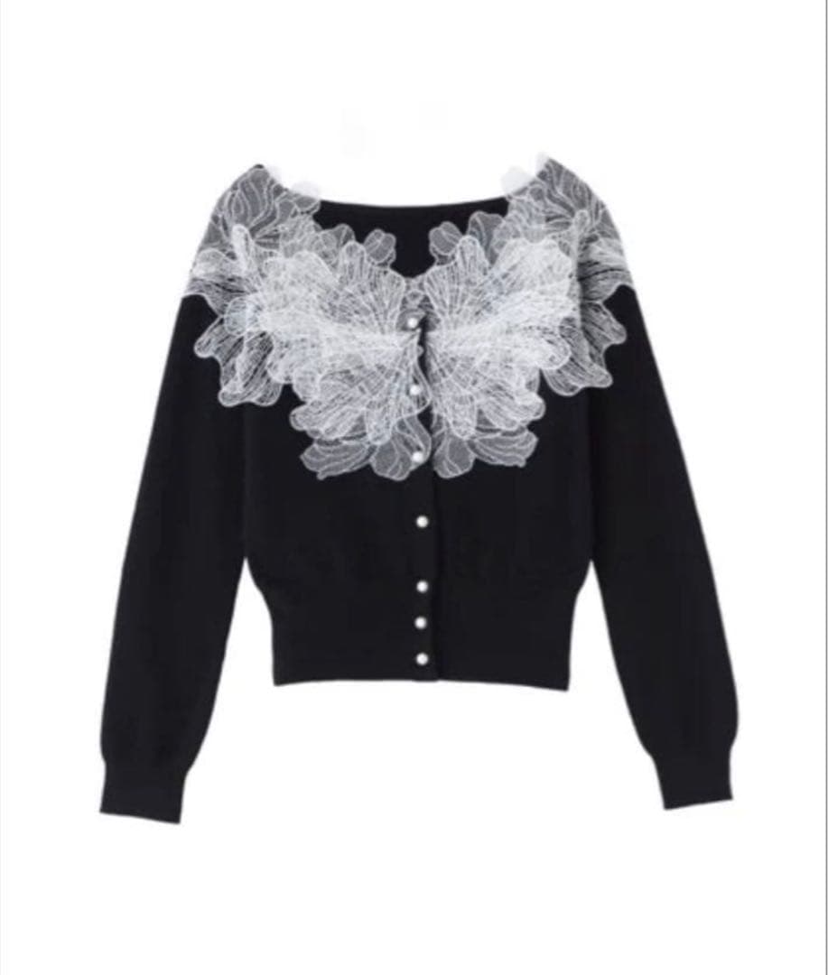 新品poláuraニットカーディガン