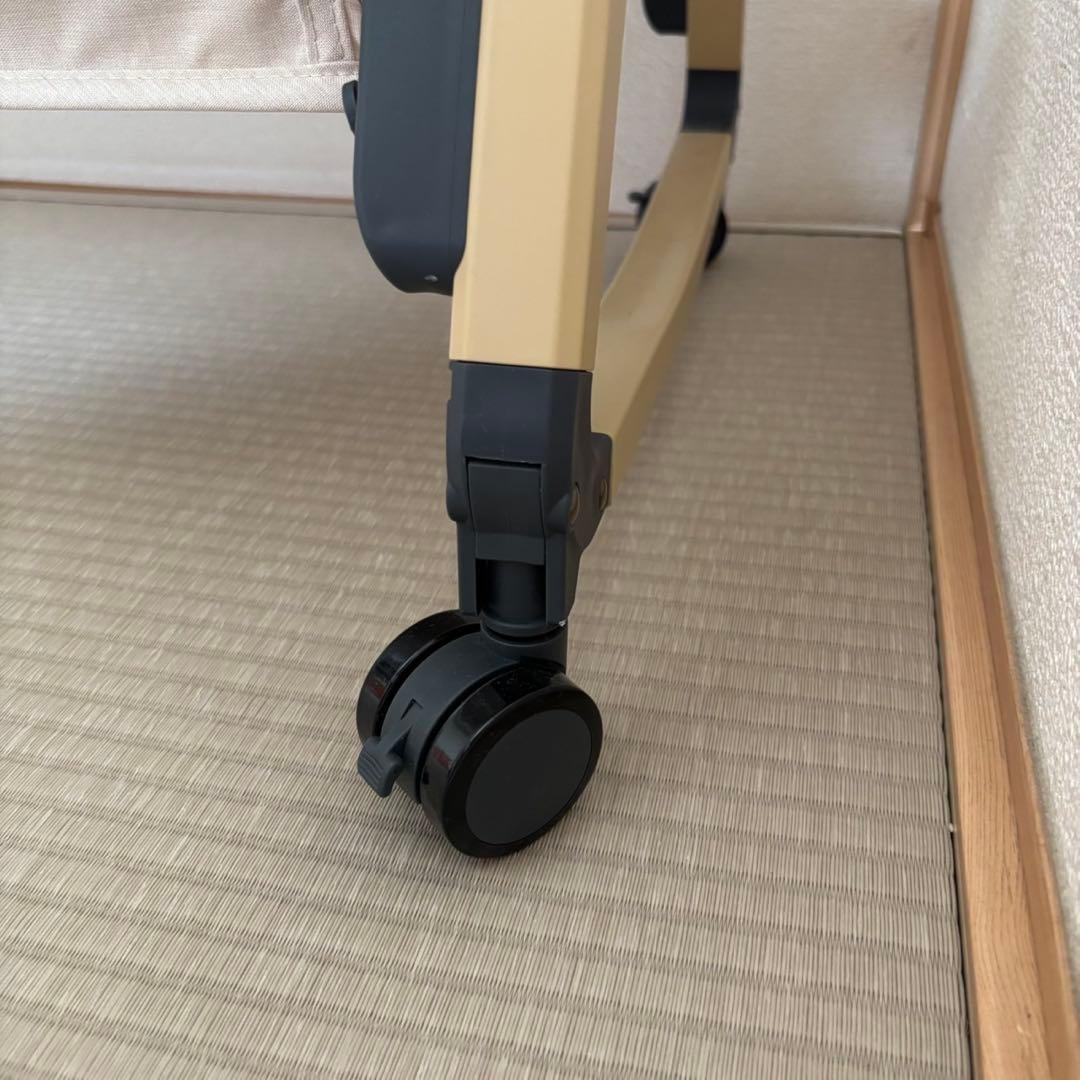 【美品】2025年最新モデル HZDMJ ベビーベッド カーキ