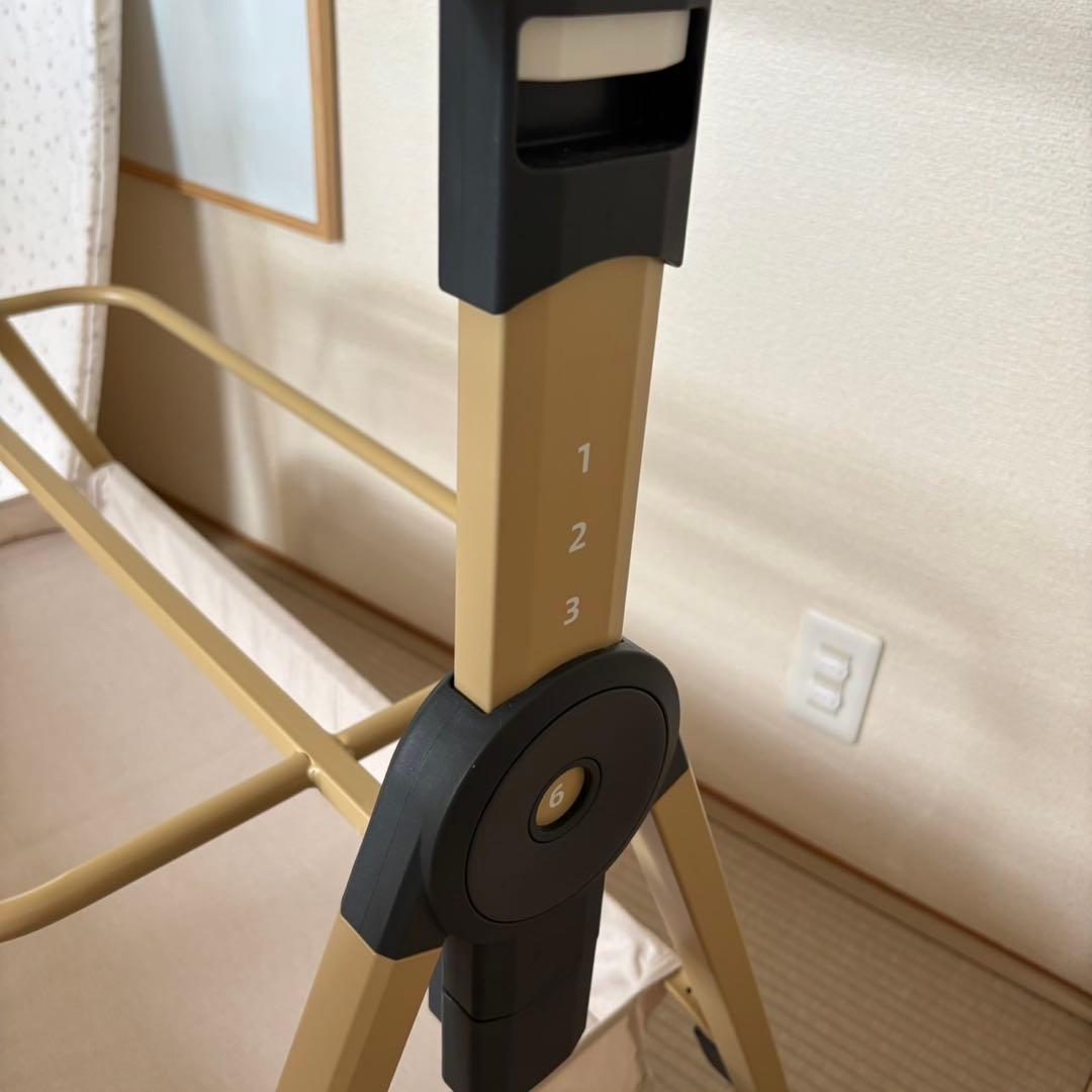 【美品】2025年最新モデル HZDMJ ベビーベッド カーキ