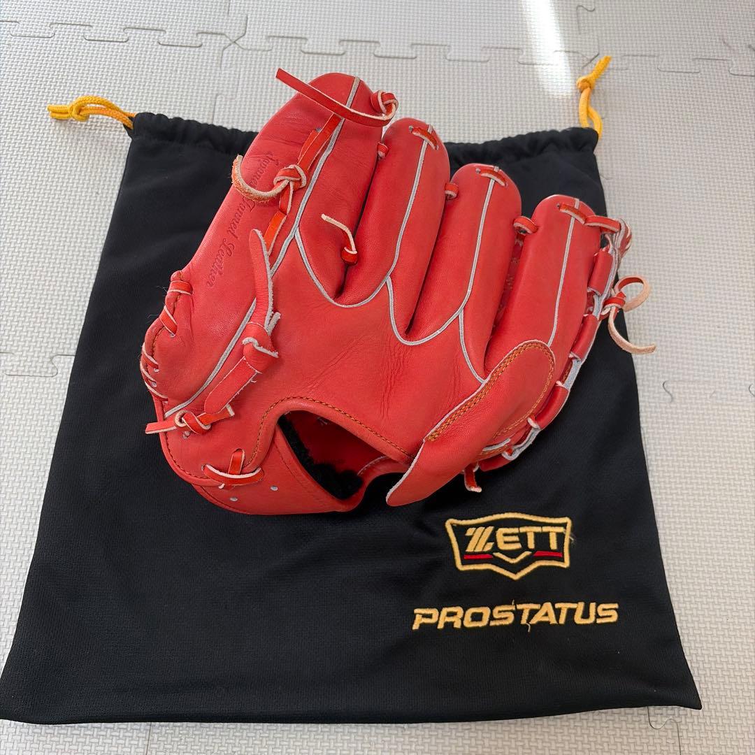 ZETT PROSTATUS 軟式一般グローブ 収納袋付き