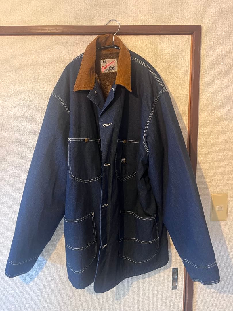 Lee デニムジャケット XL カバーオール コーデュロイ襟