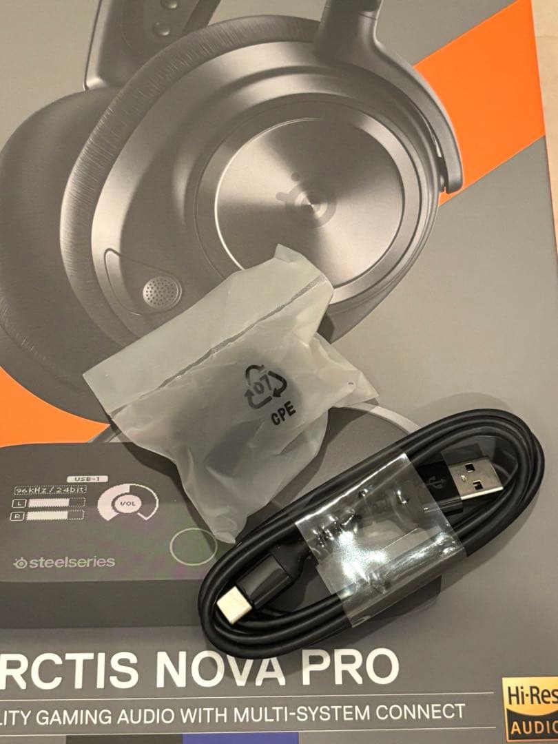 ヘッドホン SteelSeriesArctisNovaPro + game dac gen2