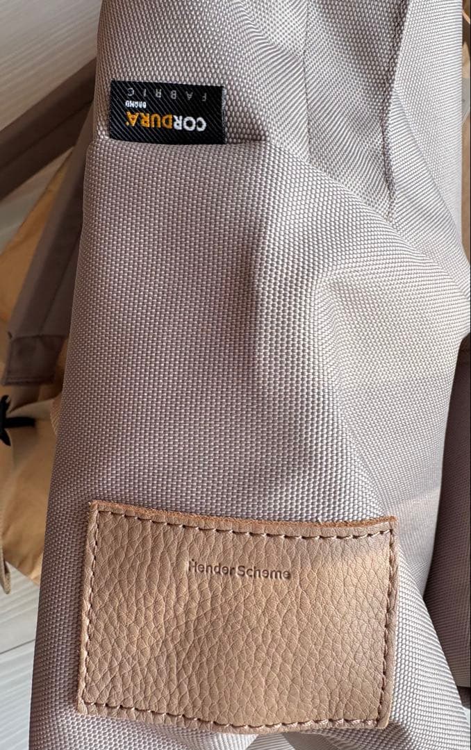 50%オフ！ エンダースキーマ完売カラーベージュ バックパック