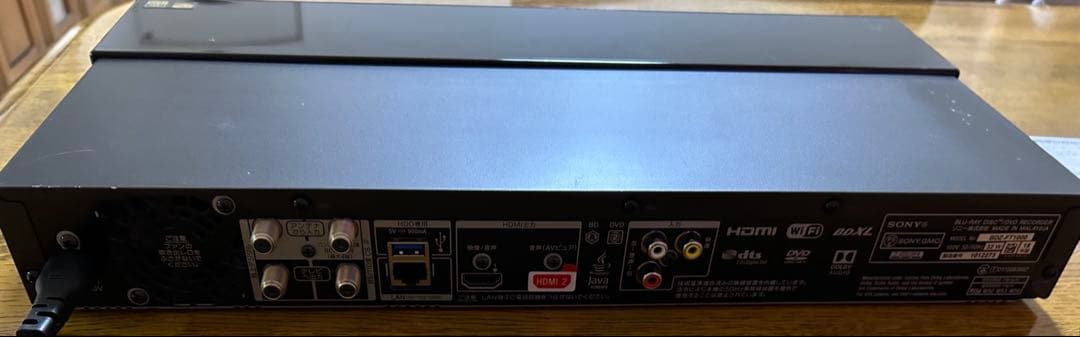 美品　SONY BDZ-FT1000 ブルーレイレコーダー