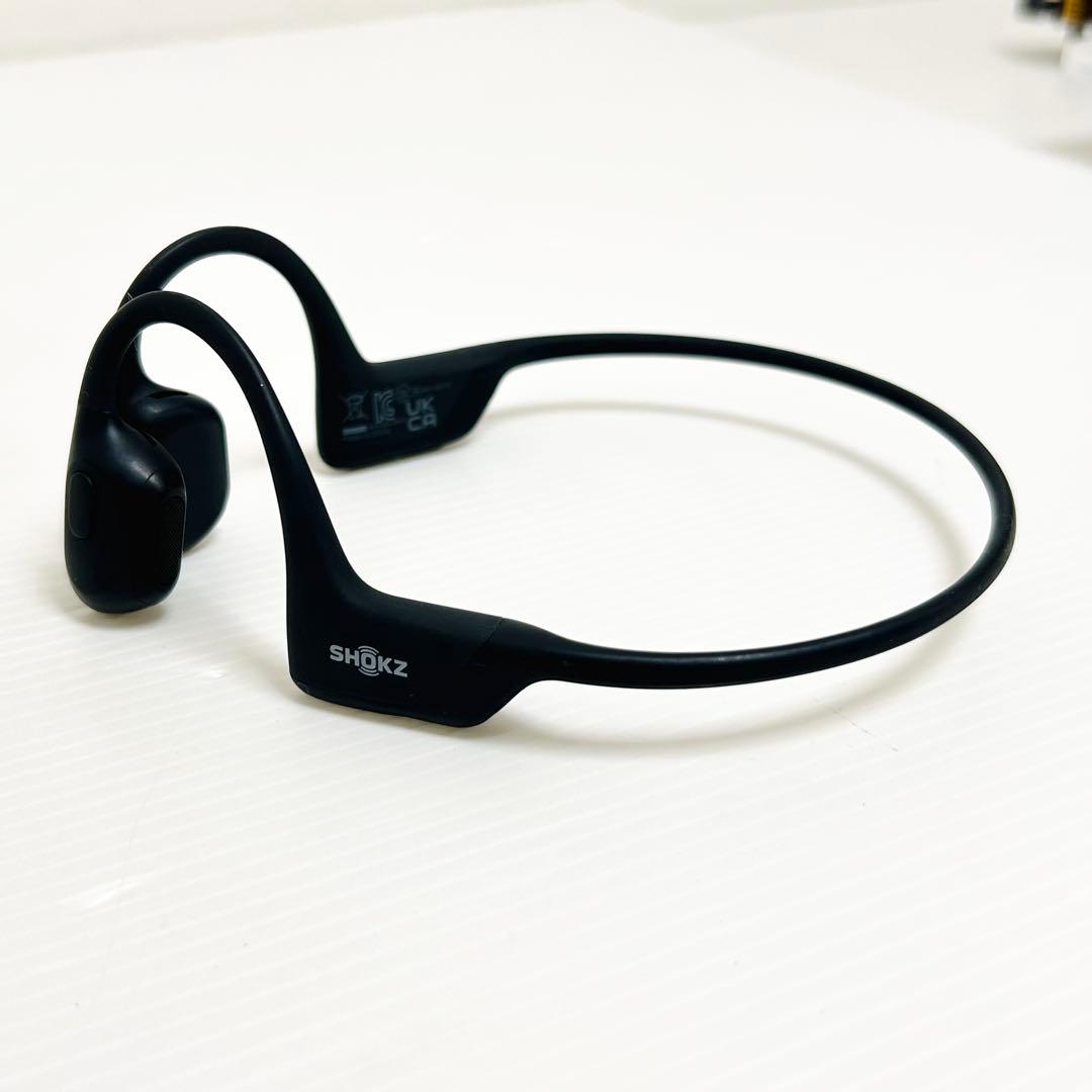 完品 shokz 骨伝導ワイヤレスイヤホン OPENRUN PRO ブラック