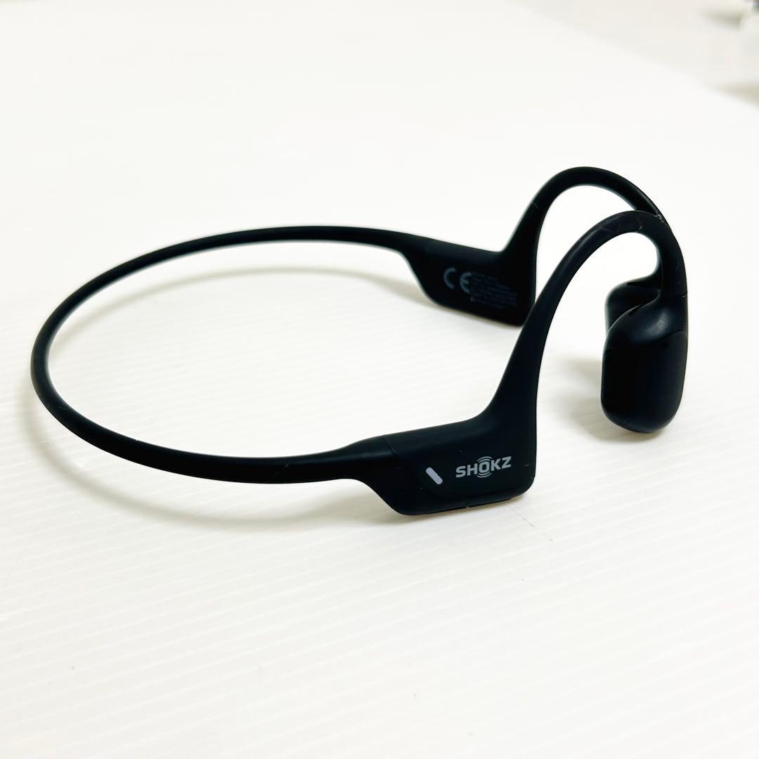 完品 shokz 骨伝導ワイヤレスイヤホン OPENRUN PRO ブラック