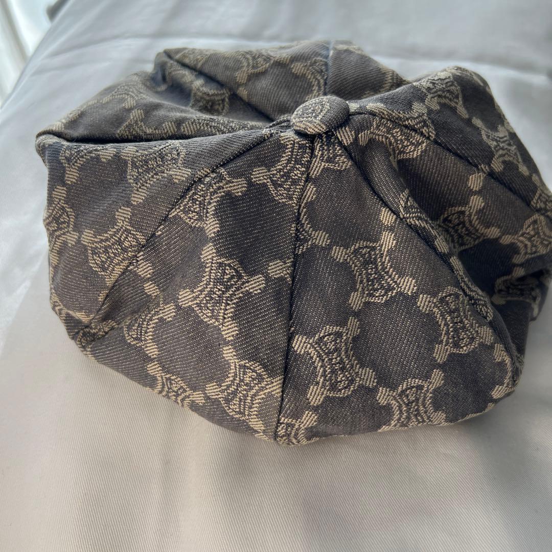 セリーヌ　キャスケット　レディース　帽子　デニム