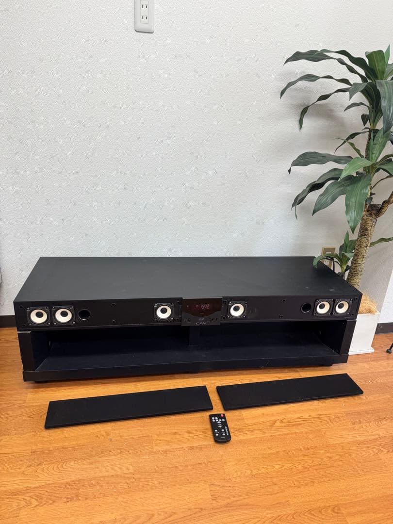 テレビ台CAV THRF-120 スピーカー システム ブラック引取OK